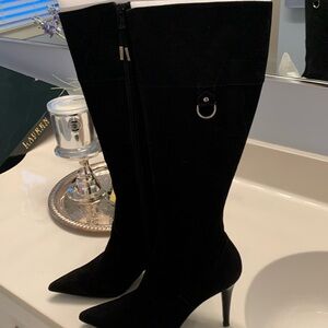 Lauren by Ralph Lauren Gabrielle Suede Boot - size 7.5 medium